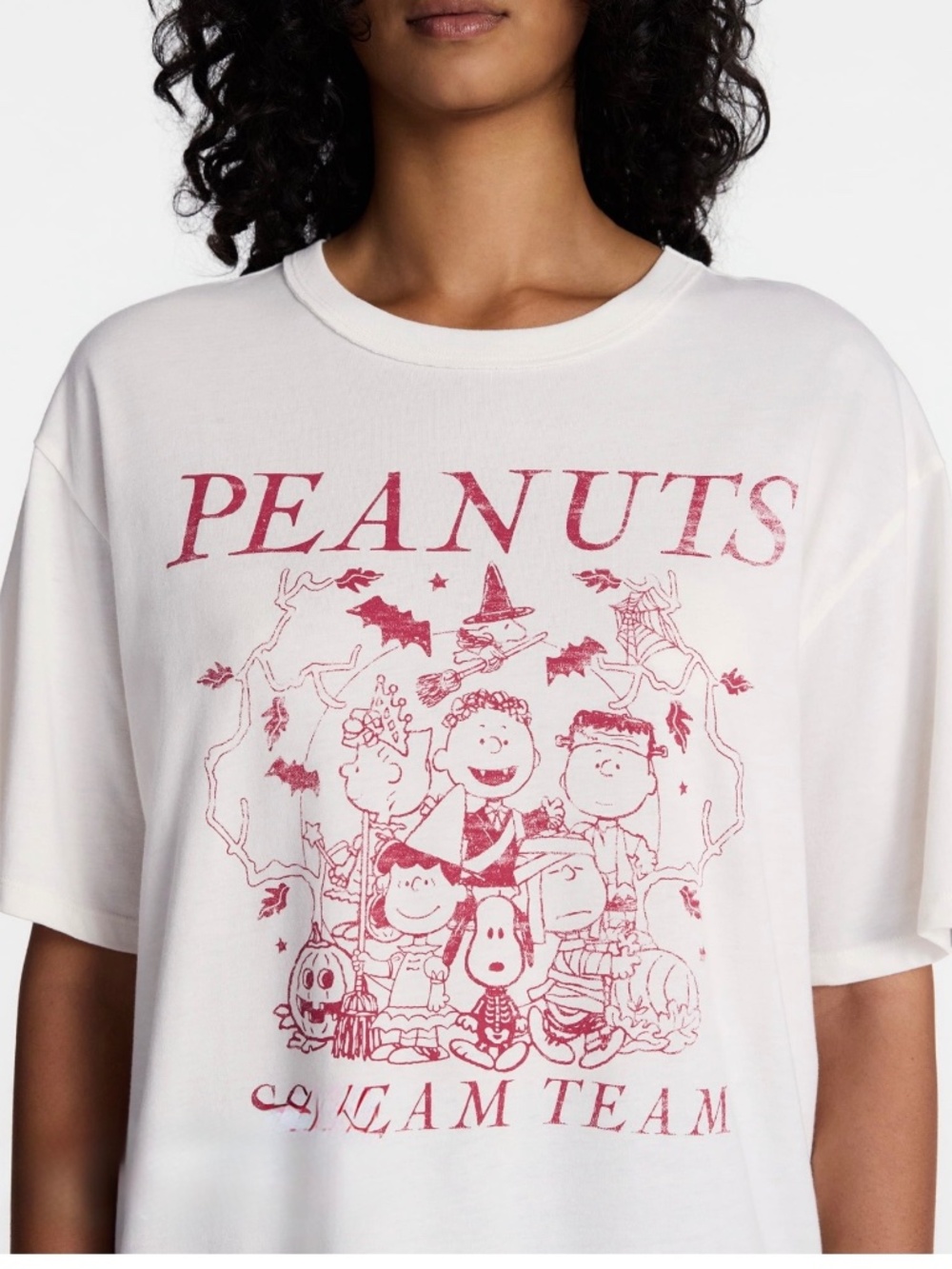 Peanuts Women’s Vanilla Graphic Halloween T-Shirt Size XXL NWT - Picture 9 of 11